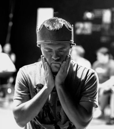 Jaime Cruz, protagonista de Hamlet (Fuente: La Plaza) 